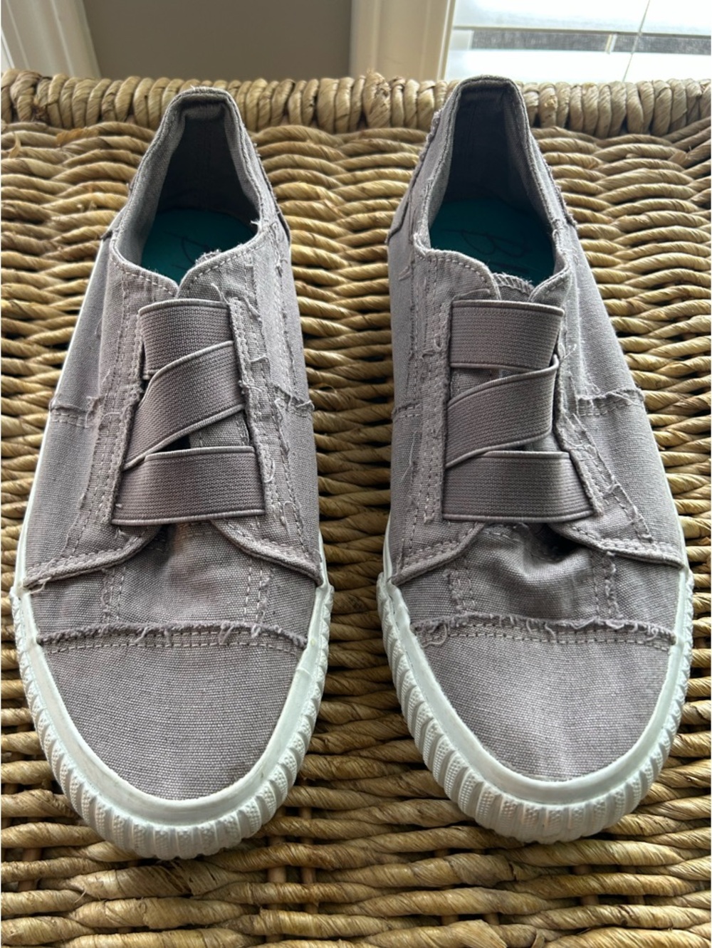 Blowfish Women's Slip-On Canvas Sneakers - Purple Size 8